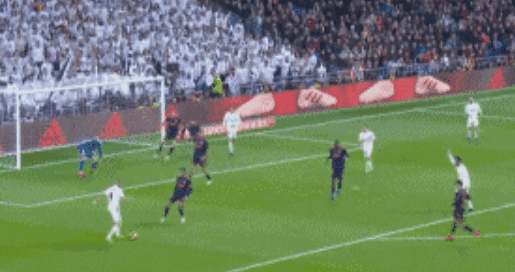 对阵曼城小角度推射破门，罗德里戈打破32场进球荒